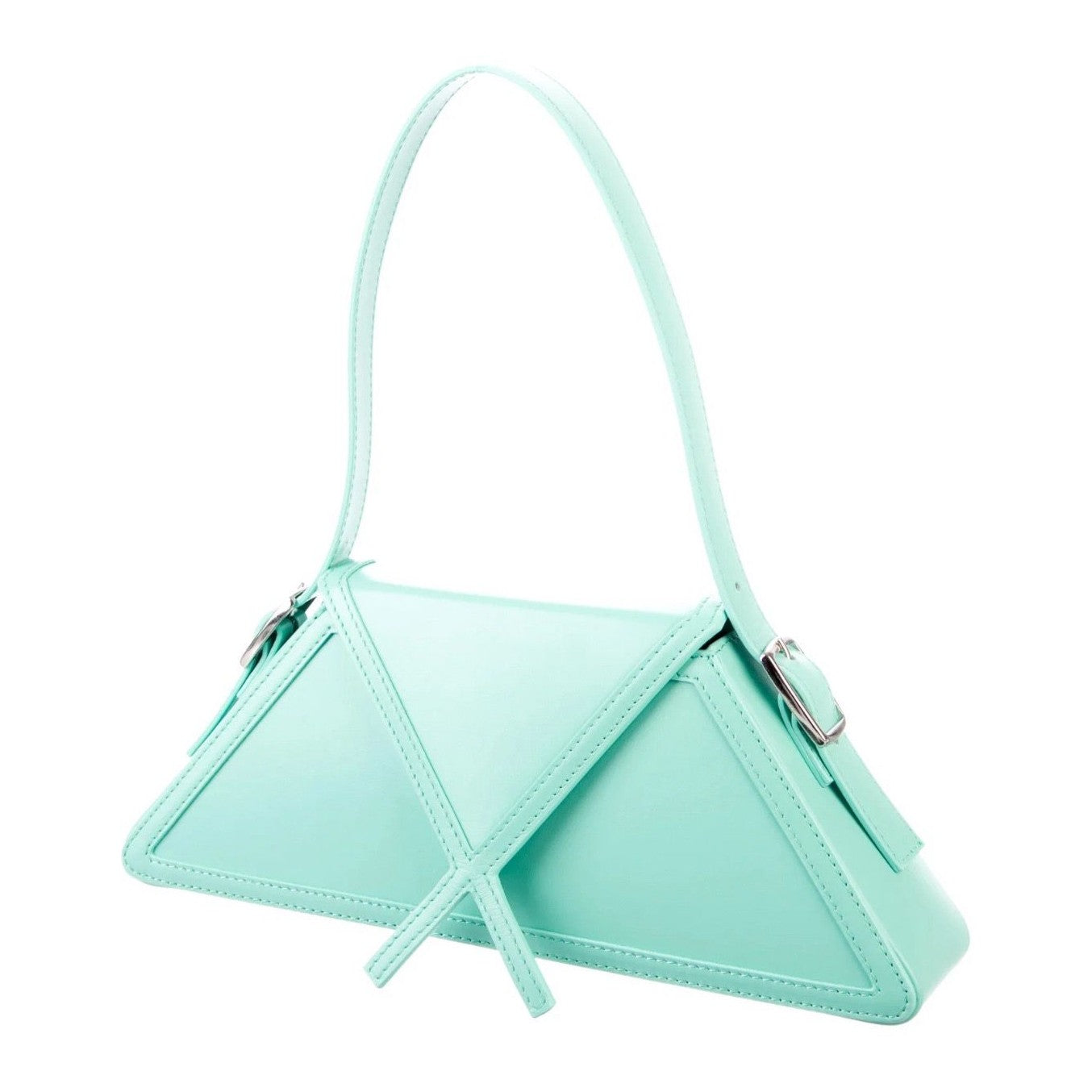 Geometryczna torebka trójkątna elegancka designerska torba