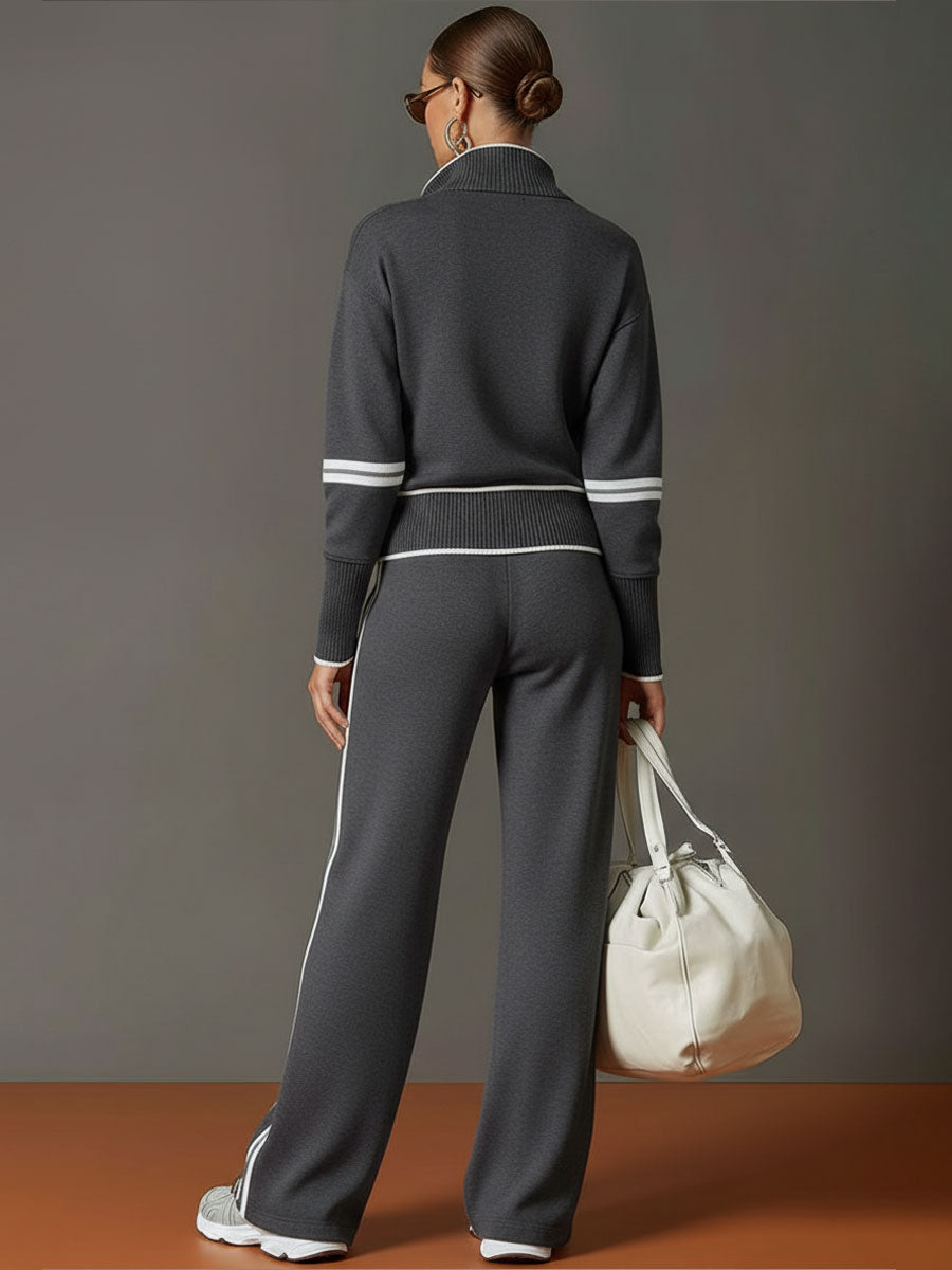 Damski komplet dresowy elegancki wygodny stylowy casual