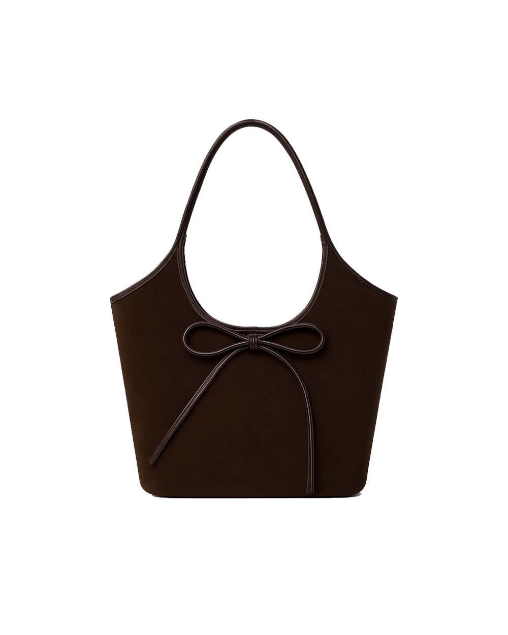 Elegancka Torebka Damska Hobo z Kokardką Minimalistyczna