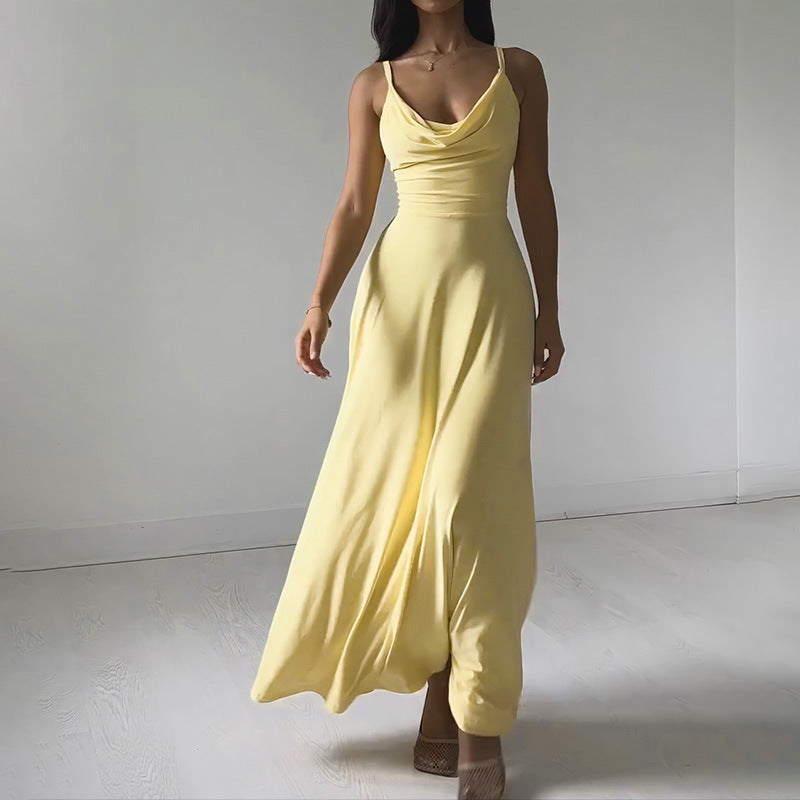 Anaïs | Sukienka maxi bez ramiączek o eleganckim romantycznym kroju