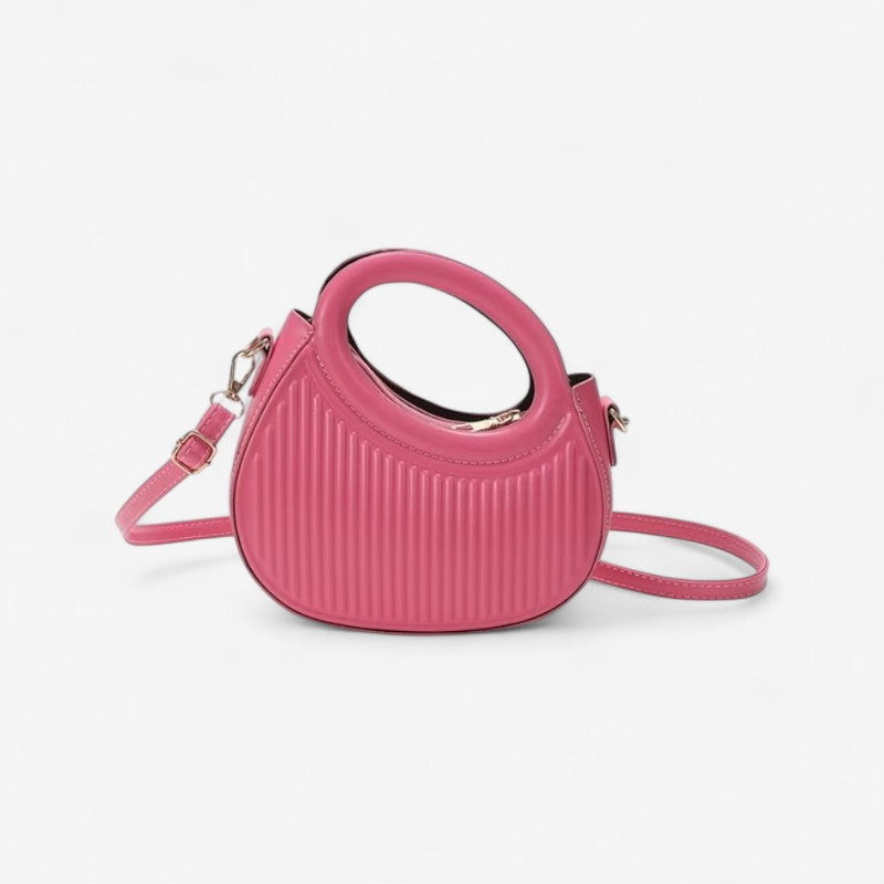 Mini Torebka Damska Okrągła na Ramię Elegancka
