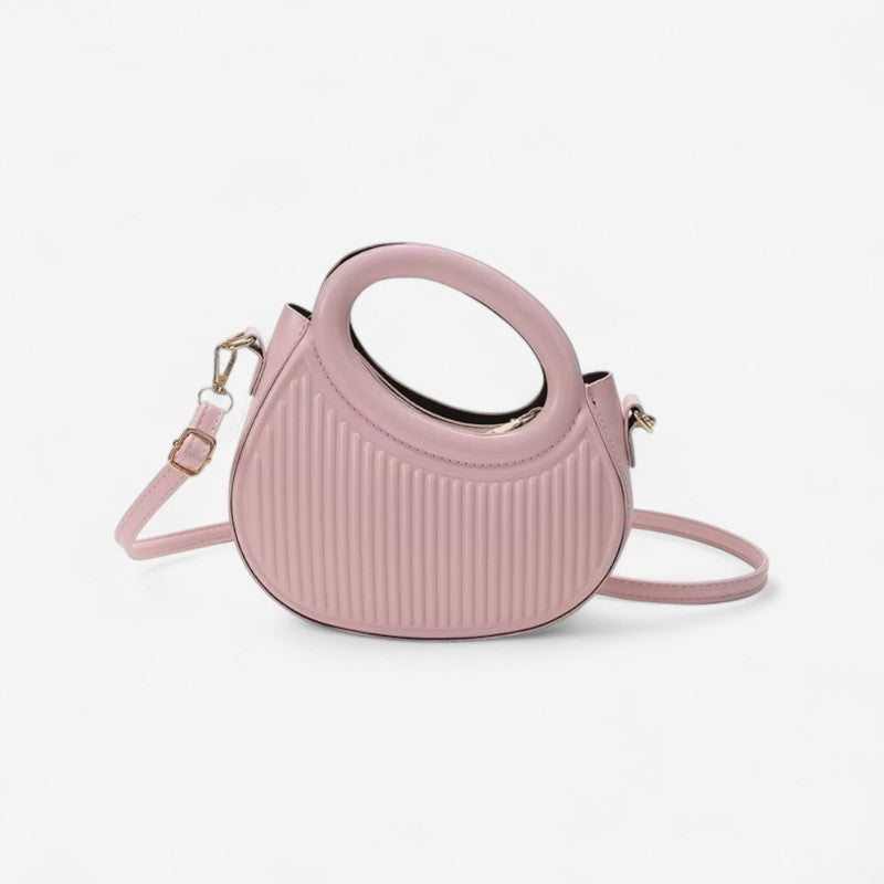 Mini Torebka Damska Okrągła na Ramię Elegancka