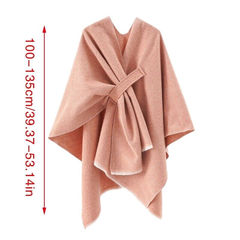 Elegancka Peleryna Damska Poncho do Stylizacji Miejskich