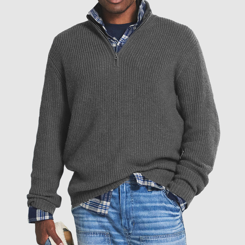 Męski Sweter V-Neck Klasyczny Styl i Komfort