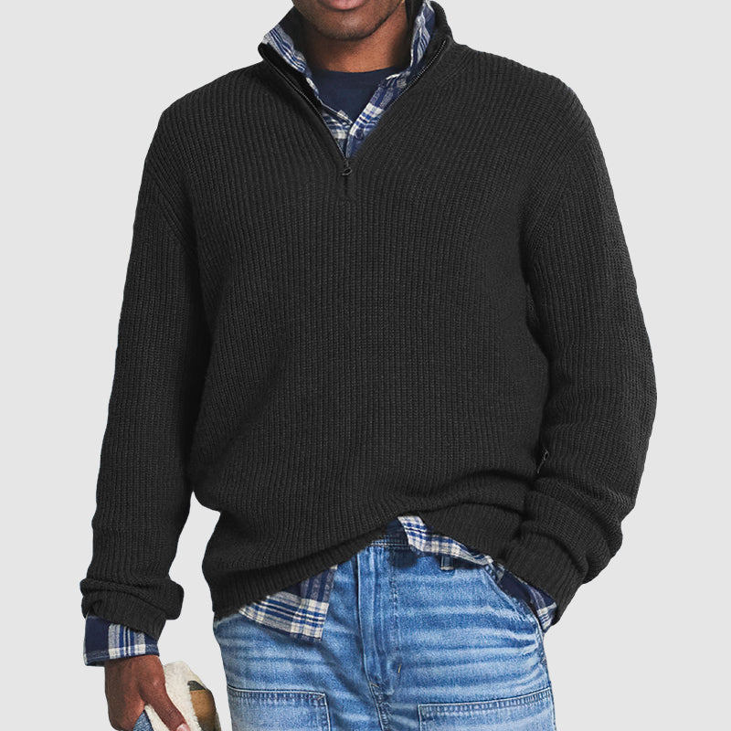 Męski Sweter V-Neck Klasyczny Styl i Komfort