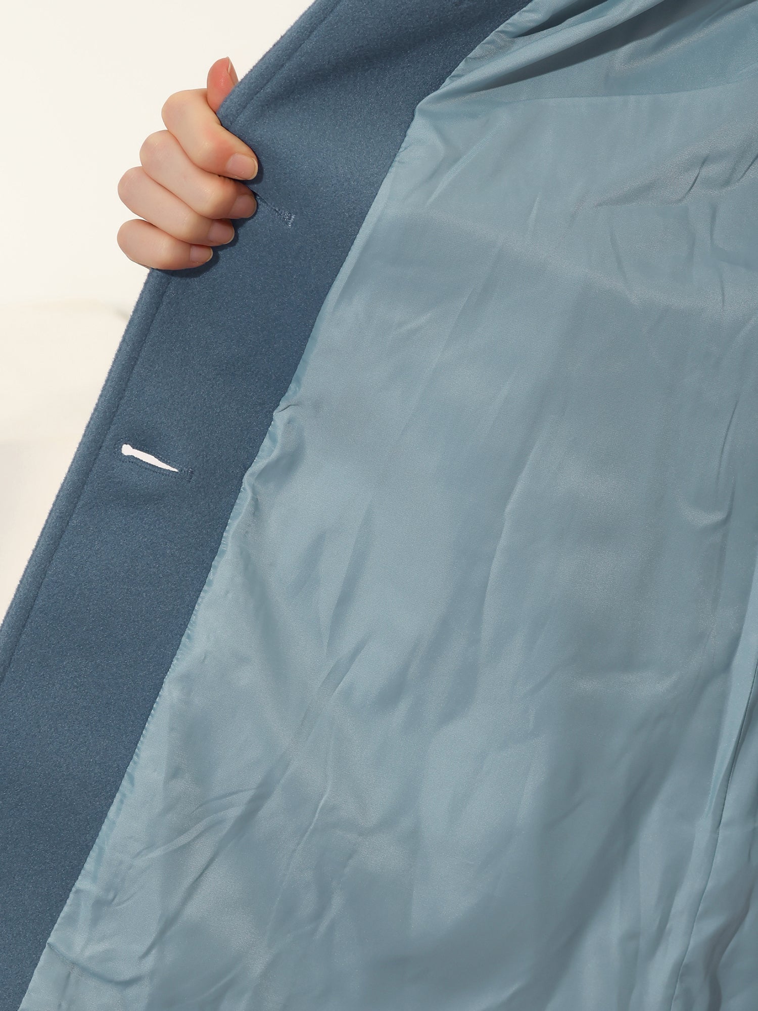 Damski Elegancki Płaszcz Przejściowy Dwurzędowy Klasyczny