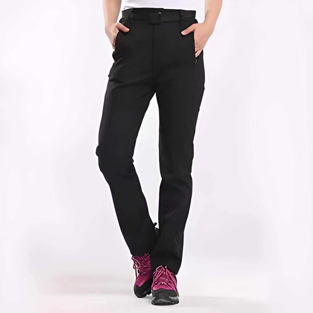 Elastyczne Spodnie Damskie z Wysokim Stanem na Co Dzień